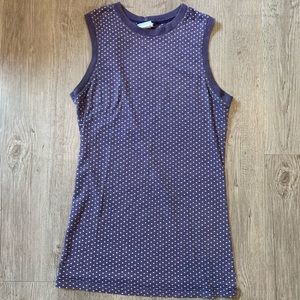 UO | polka dot sleeveless tee